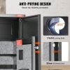 VEVOR 6 Rifles Gun Safe, Rifle Safe with Fingerprint & Digital Keypad Lock, Gun Storage Cabinet for Shotguns with Built-in Storage Locker