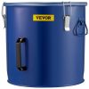VEVOR Fryer Grease Bucket 10 Gal Oil Disposal Caddy Steel Fryer Oil Bucket w/Rust-proof Coating 37.9L Oil Transport Container w/Lid & Lock Clips Oil C