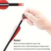 31 inch carbon arrow aiming practice hunting arrow suitable for compound bow and recurve bow with detachable tip (12 pack)
