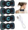 LUNLUN Cervical Spine Massager; Mini Cervical Massager; 6 Modes Adjustable Massager; Portable Neck and Back Massager; Relieve Pressure of Neck Shoulde