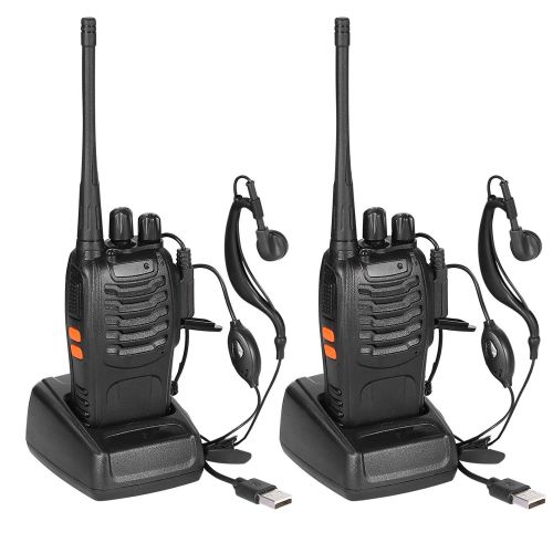 2 x Baofeng BF-888S Walkie Talkies Two Way Radio UHF 16CH 400-470MHZ Long Range 2 x Baofeng BF-888S Walkie Talkies Two Way Radio UHF 16CH 400-470MHZ Long Range